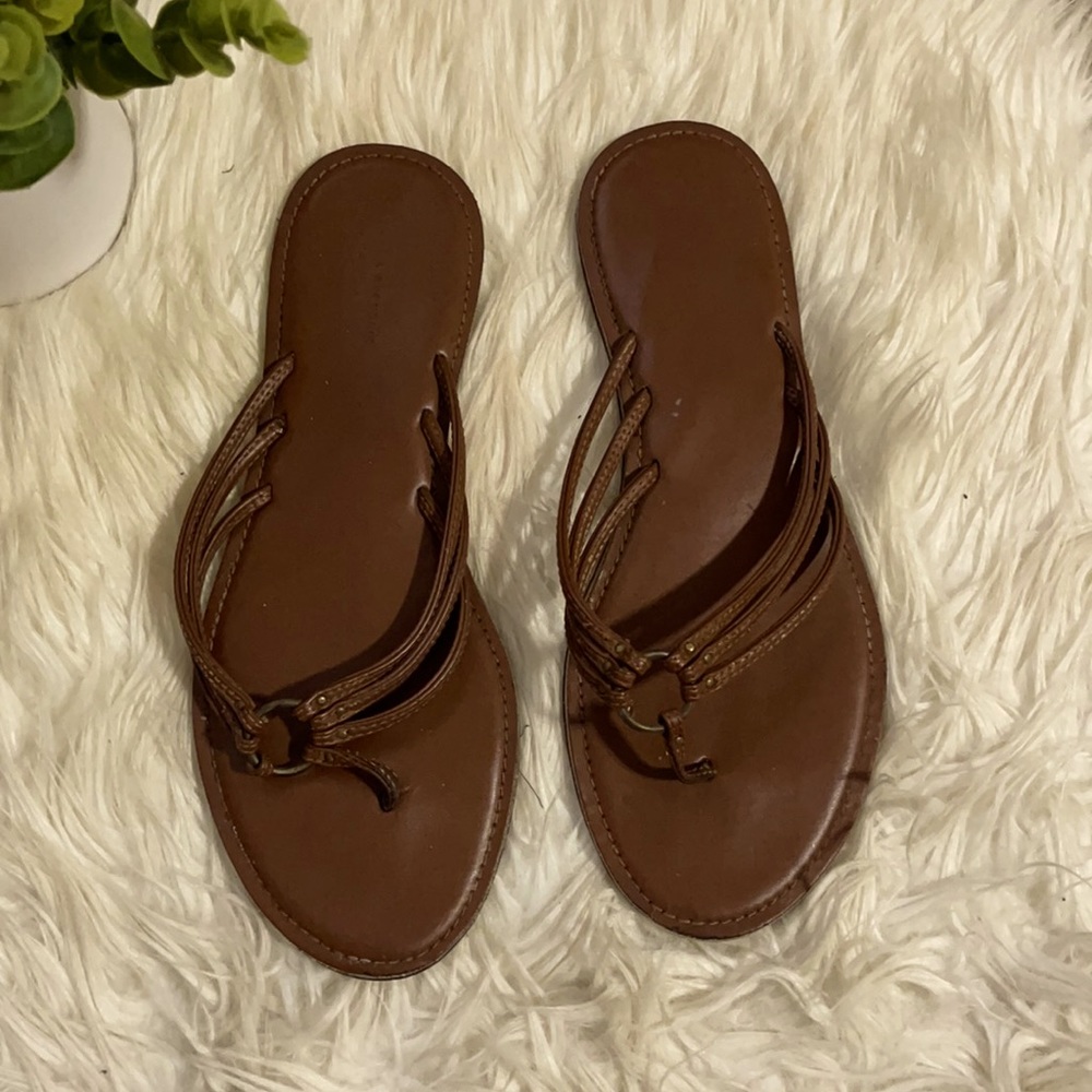[banana republic] Leather Strap Sandals